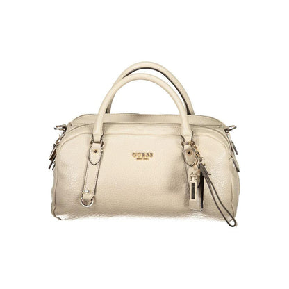 Guess Jeans Beige Polyurethane Women's Handbag by Guess Jeans