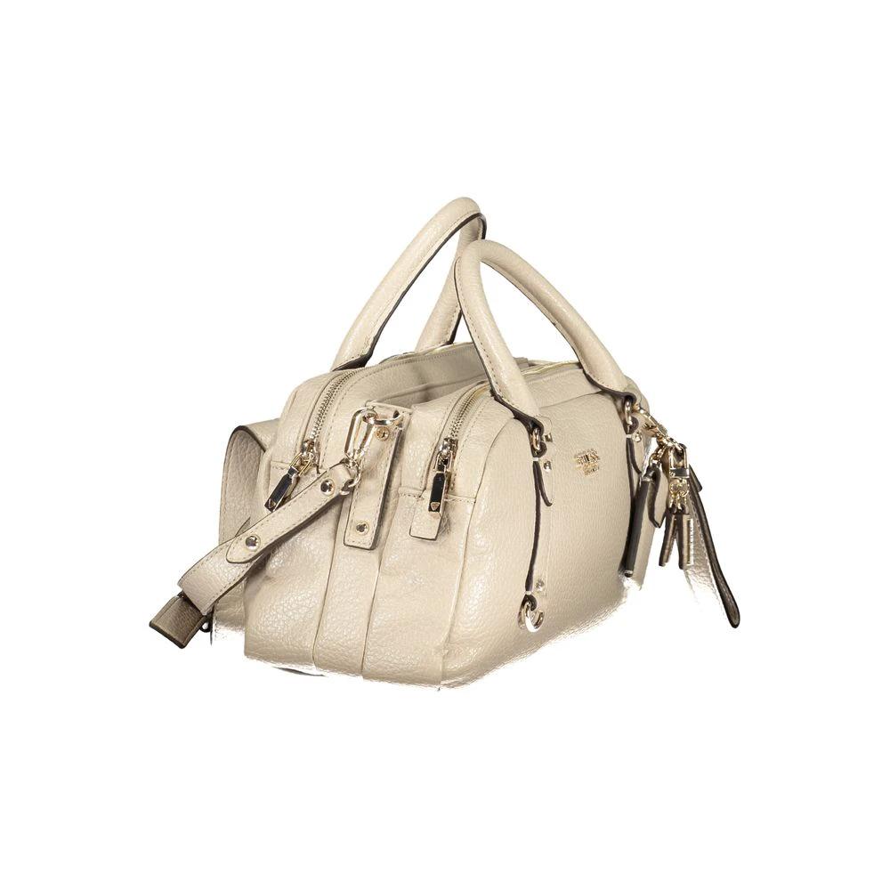 Guess Jeans Beige Polyurethane Women's Handbag by Guess Jeans