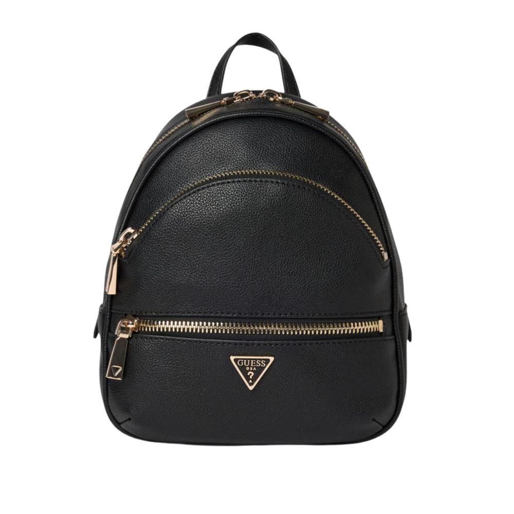 Guess Jeans Nero Poliuretano Women Backpack by Guess Jeans