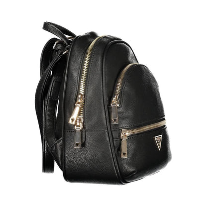 Guess Jeans Nero Poliuretano Women Backpack by Guess Jeans