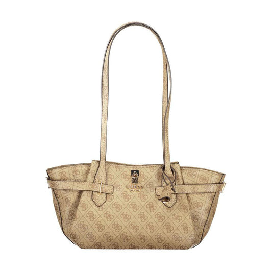 Guess Jeans Beige Polyurethane Women Handbag by Guess Jeans