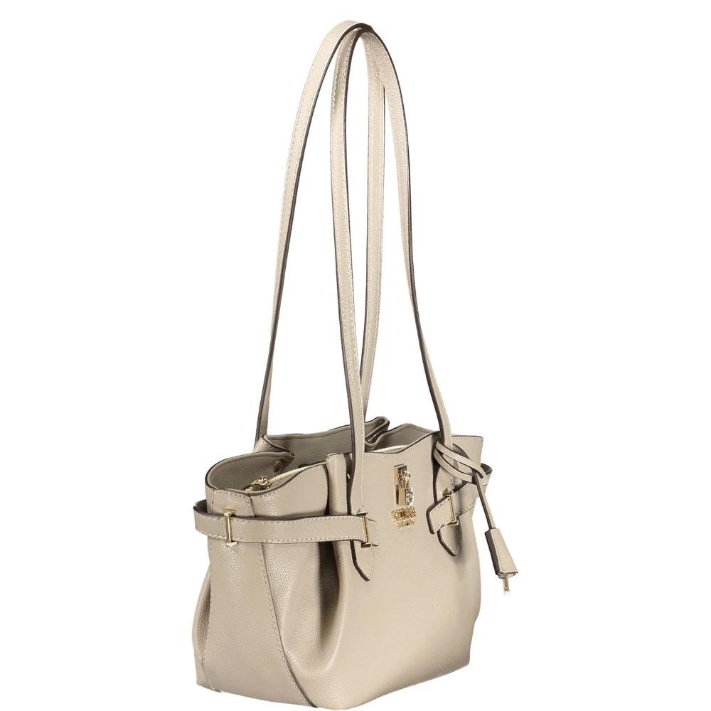 Guess Jeans Beige Polyurethane Women Handbag by Guess Jeans