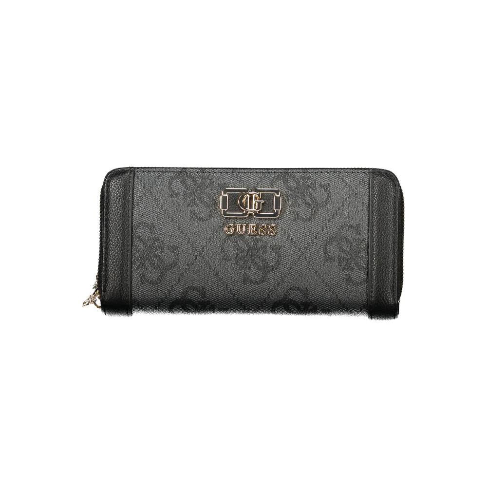 Guess Jeans Black Polyurethane Women Wallet