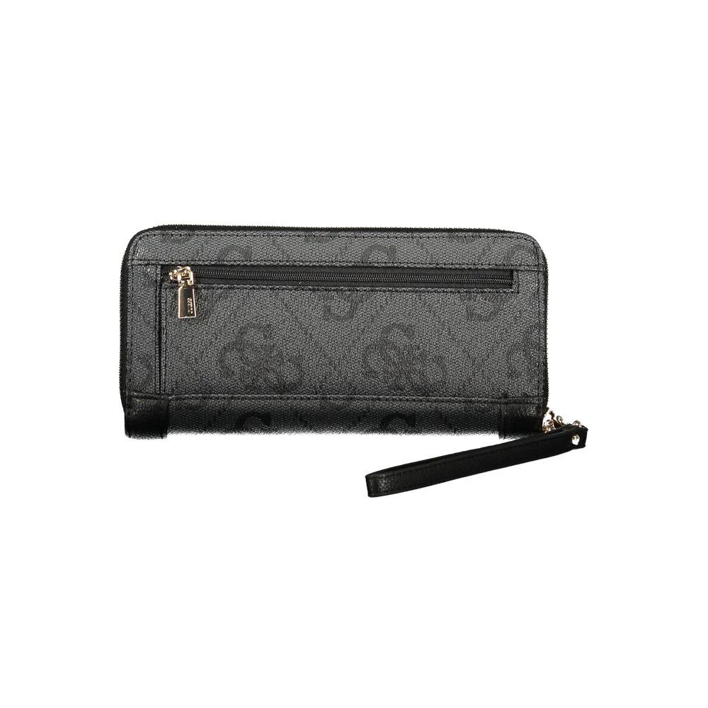 Guess Jeans Black Polyurethane Women Wallet