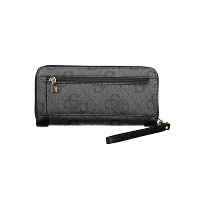 Guess Jeans Black Polyurethane Women Wallet