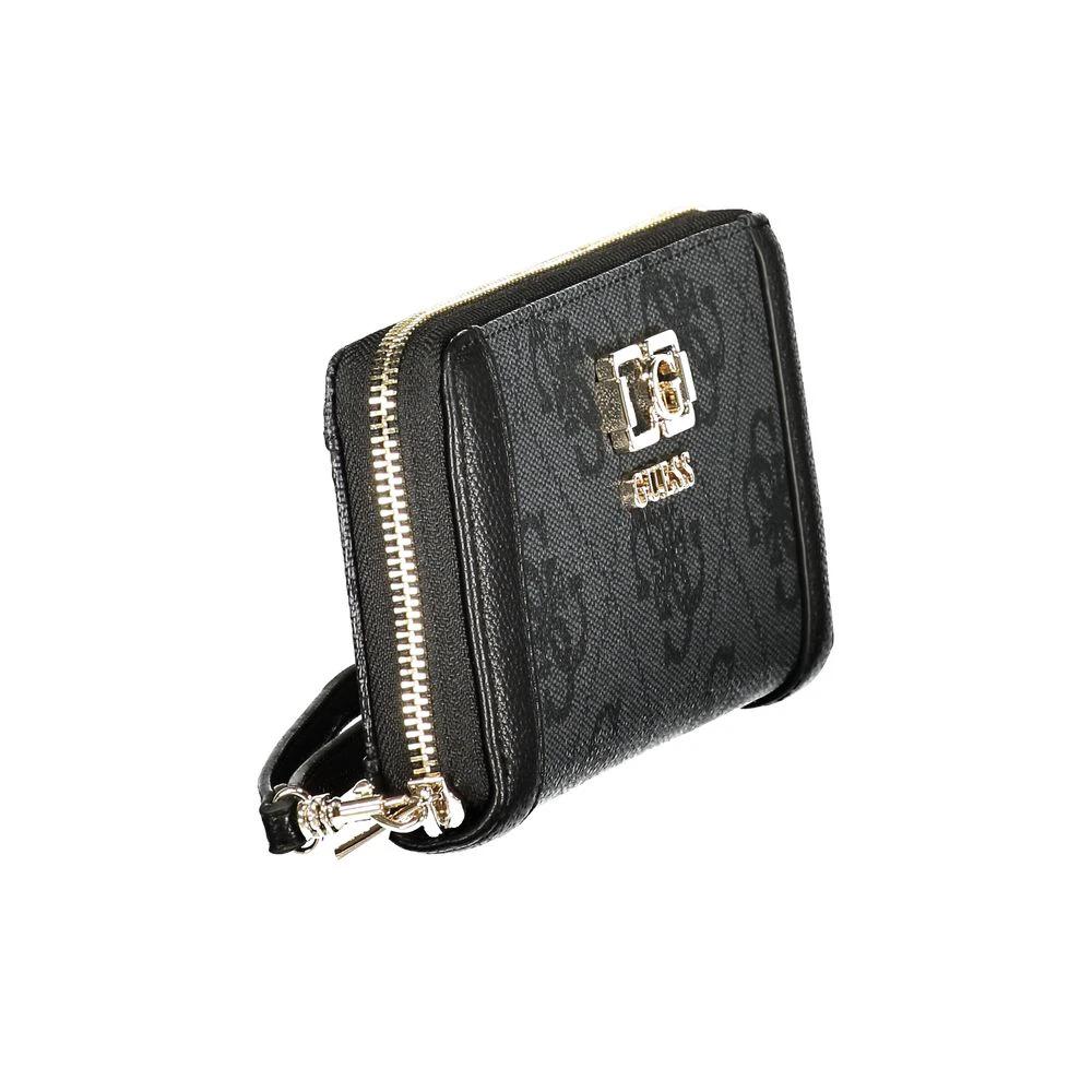 Guess Jeans Black Polyurethane Women Wallet