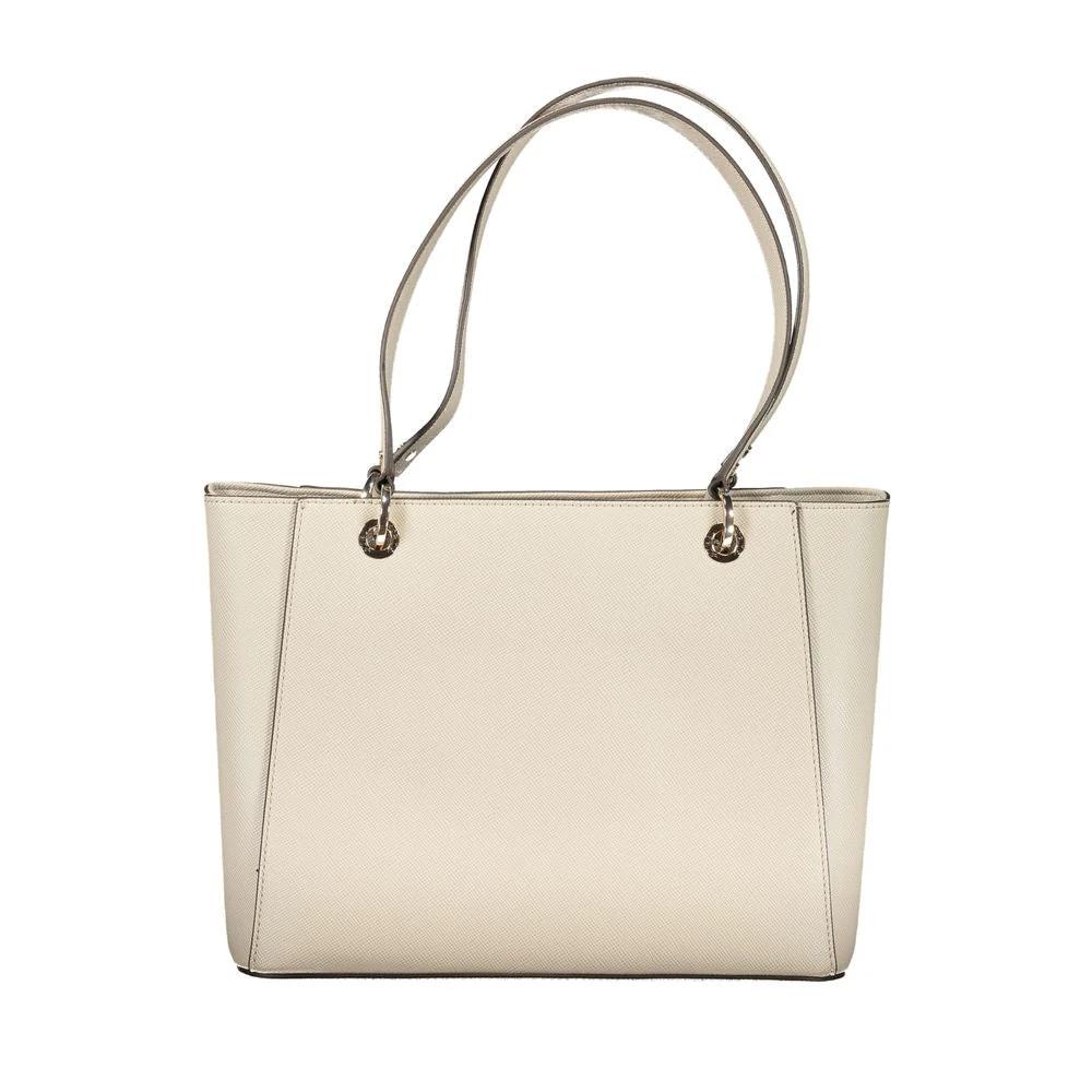 Guess Jeans Beige Poliuretano Women Handbag by Guess Jeans