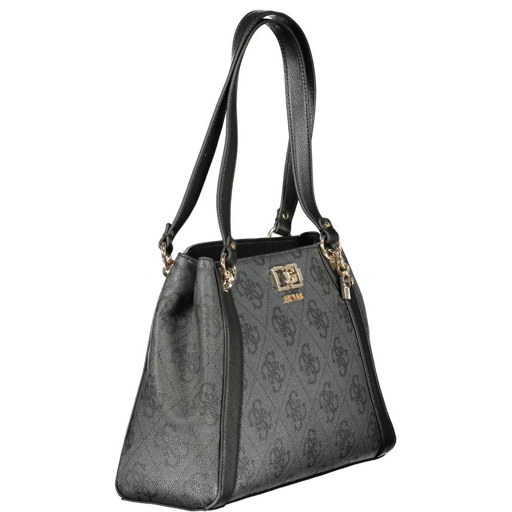 Guess Jeans Nero Poliuretano Women Handbag by Guess Jeans