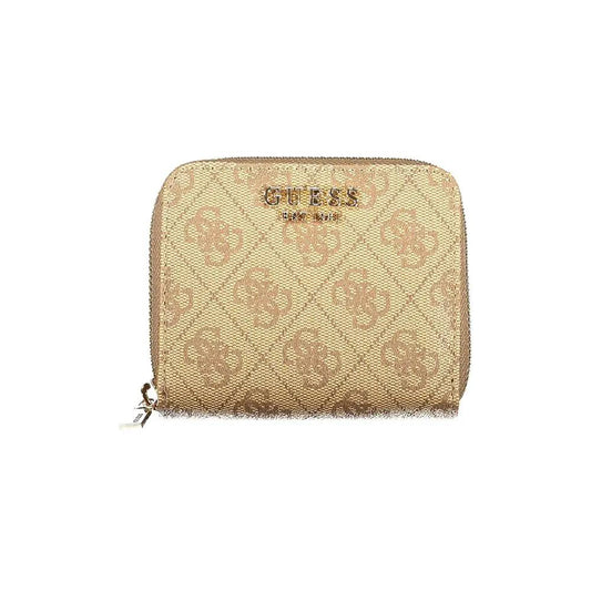 Guess Jeans Beige Polyurethane Women Wallet by Guess Jeans