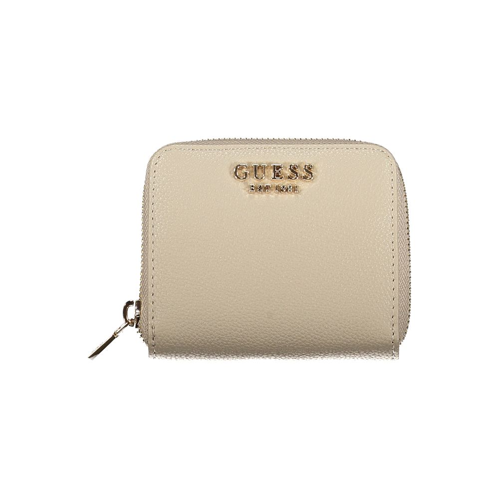 Guess Jeans Beige Polyurethane Women Wallet