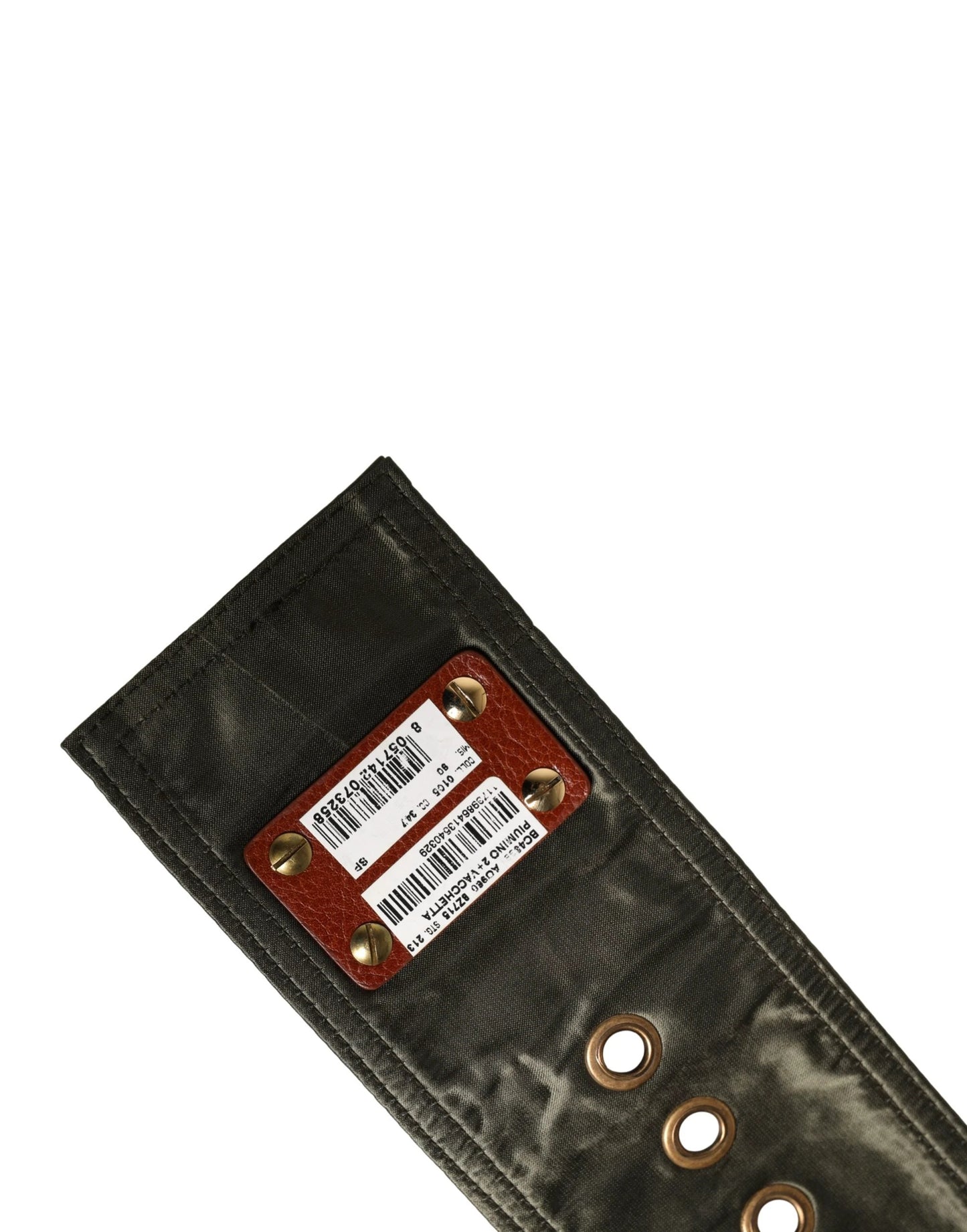 Dolce & Gabbana Men Black Wide Leather DG Metal Buckle Belt by Dolce & Gabbana