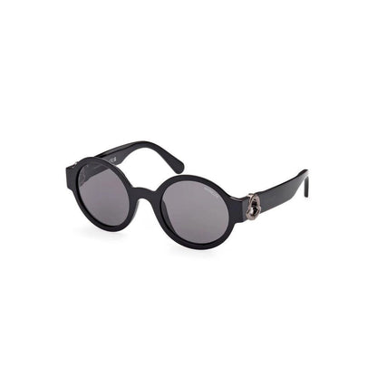 Moncler Black Pantografato Women Sunglasses by Moncler