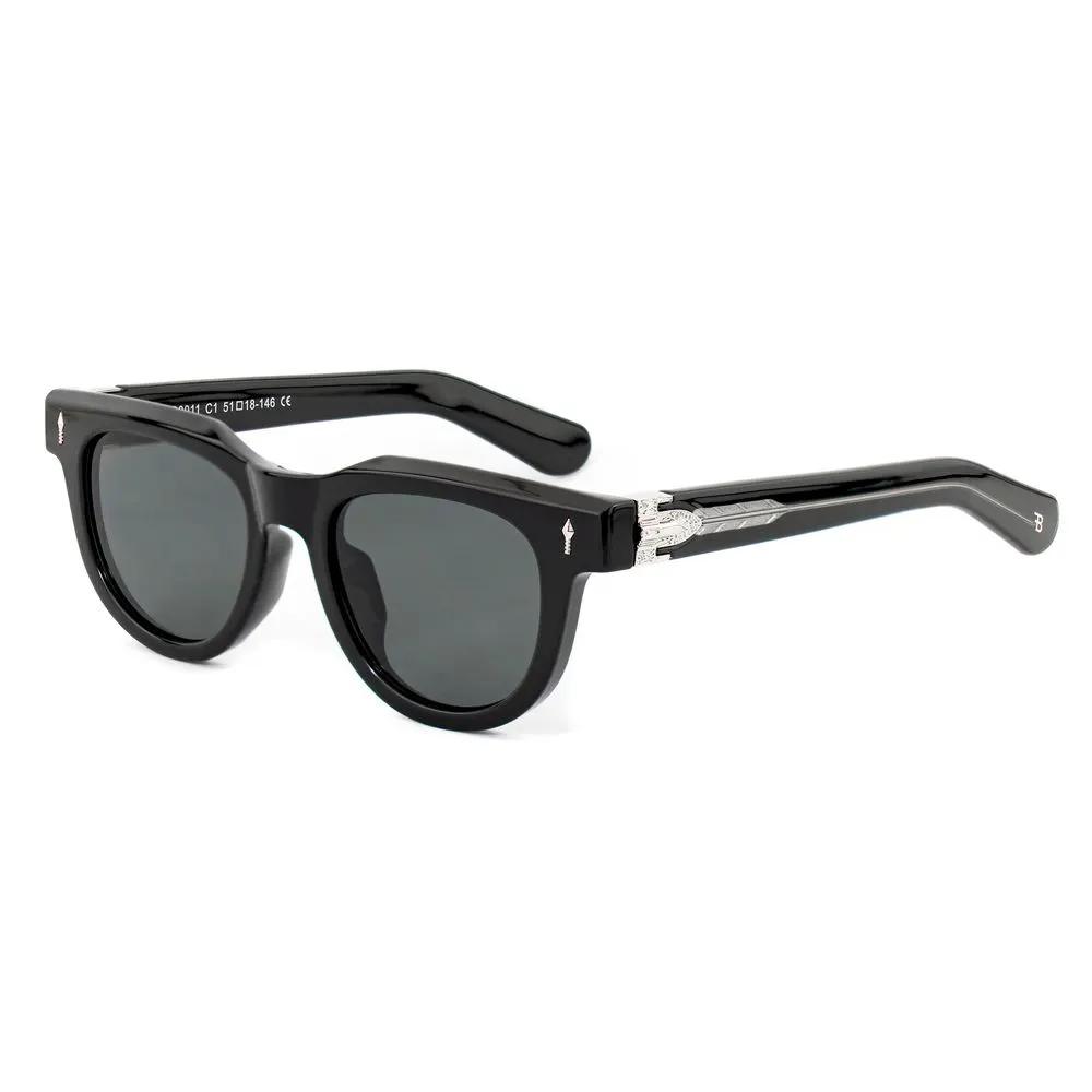 Bobroff Black Acetate Sunglasses by Bobroff
