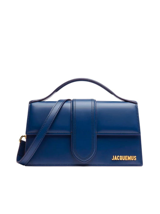 Jacquemus Dark NavyLeather Le Grand Bambino Handbag by Jacquemus