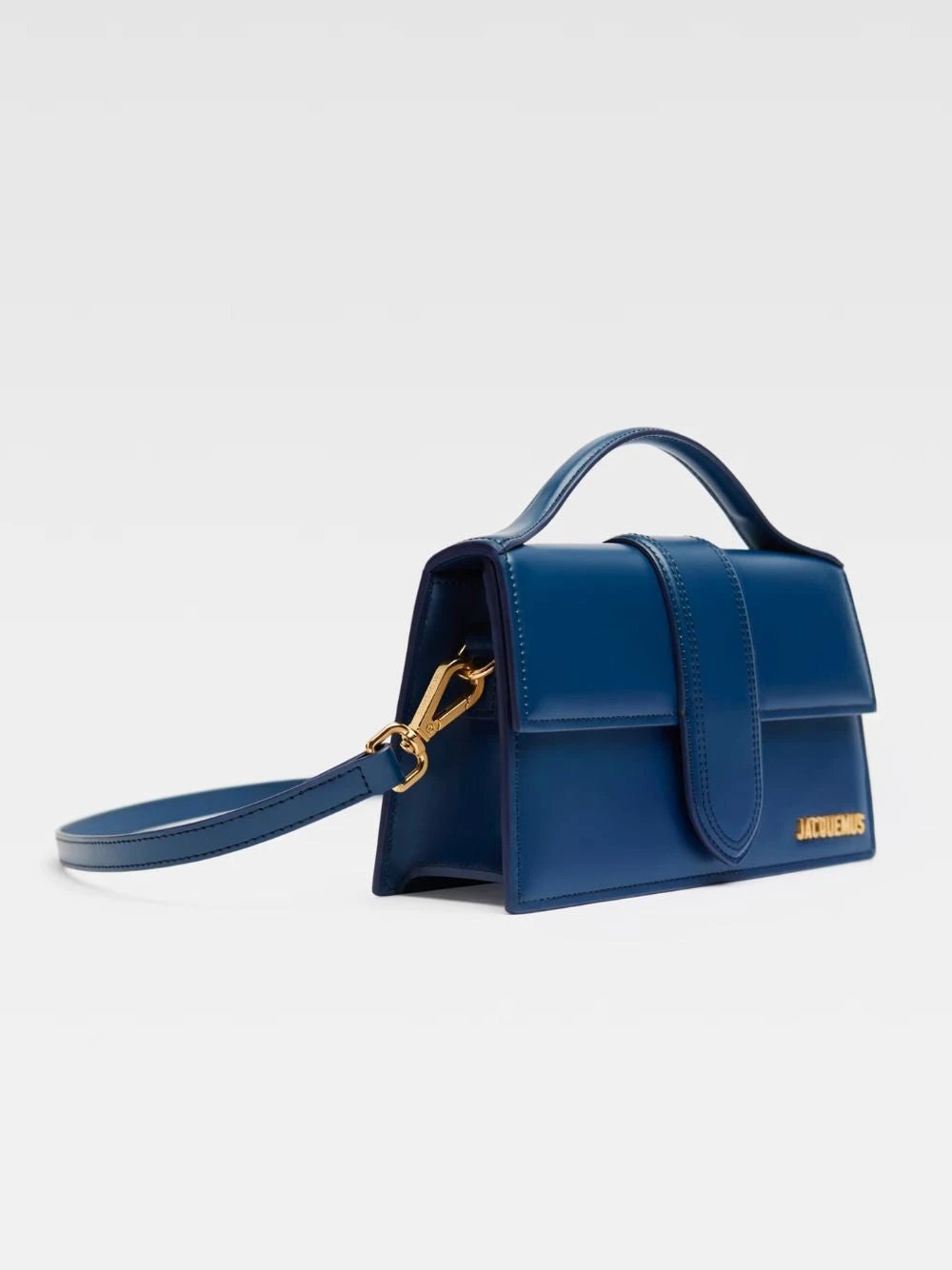 Jacquemus Dark NavyLeather Le Grand Bambino Handbag by Jacquemus