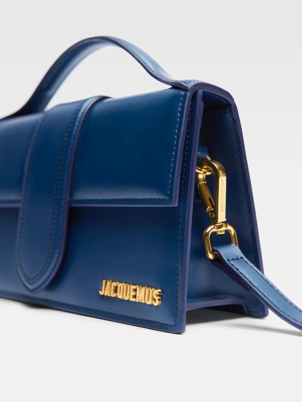 Jacquemus Dark NavyLeather Le Grand Bambino Handbag by Jacquemus