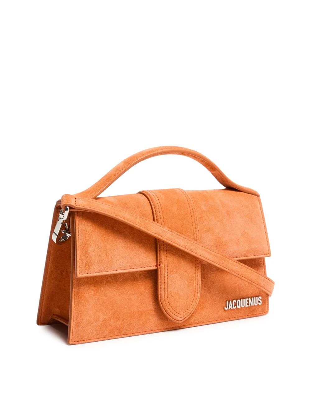Jacquemus Terracotta Leather Le Grand Bambino Handbag by Jacquemus