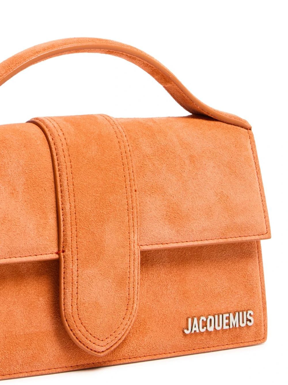 Jacquemus Terracotta Leather Le Grand Bambino Handbag by Jacquemus
