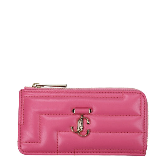 Jimmy Choo Pink Leather Wallet