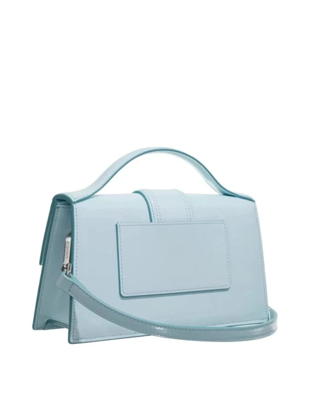 Jacquemus Pale blue Leather Le Grand Bambino Handbag by Jacquemus
