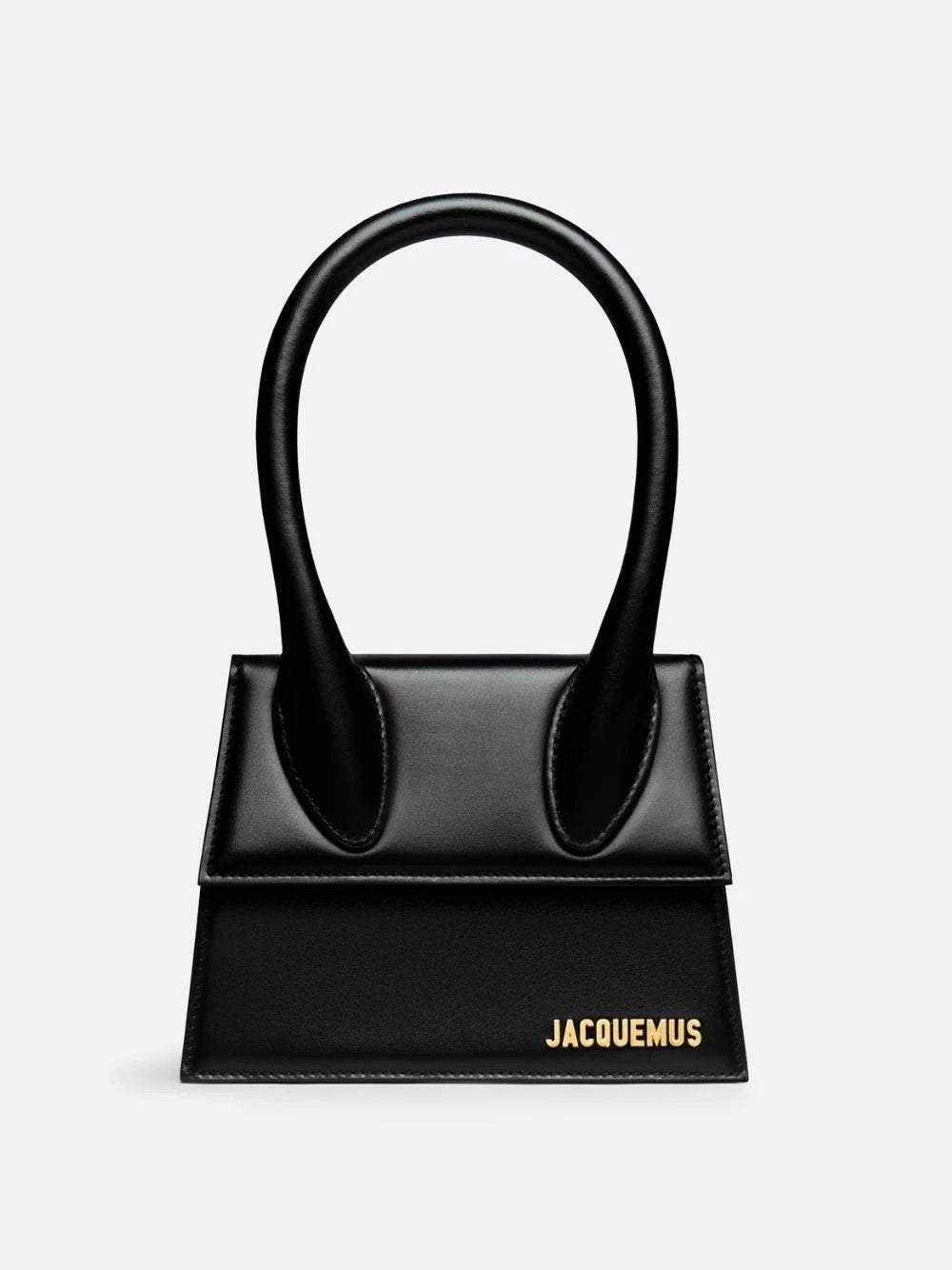 Jacquemus Black leather Le Chiquito moyen bag by Jacquemus