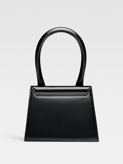 Jacquemus Black leather Le Chiquito moyen bag by Jacquemus