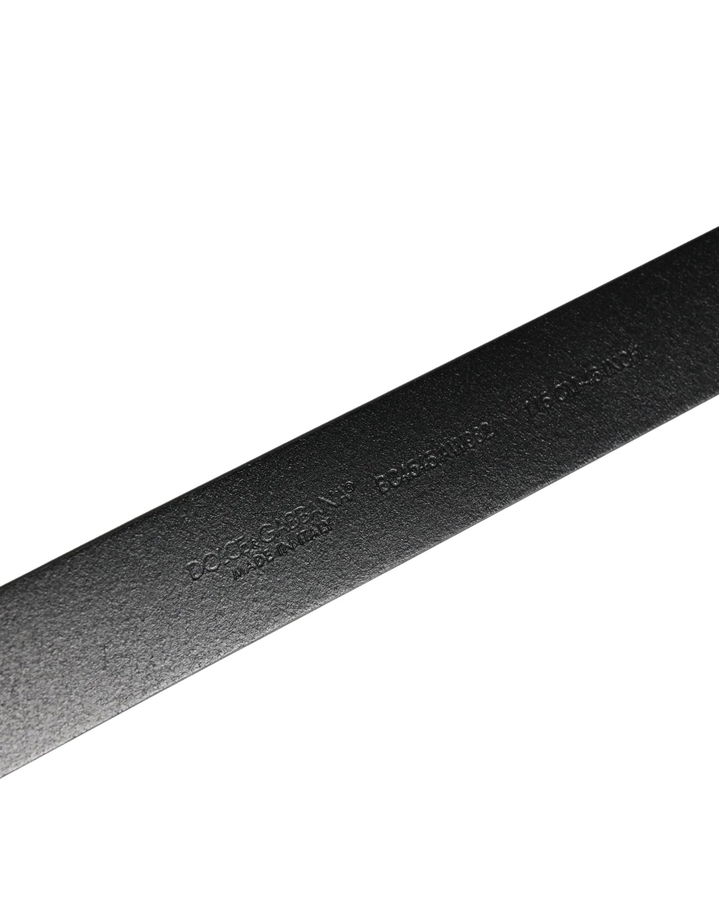 Dolce & Gabbana Men Brown Leather Classic Metal Buckle Belt by Dolce & Gabbana