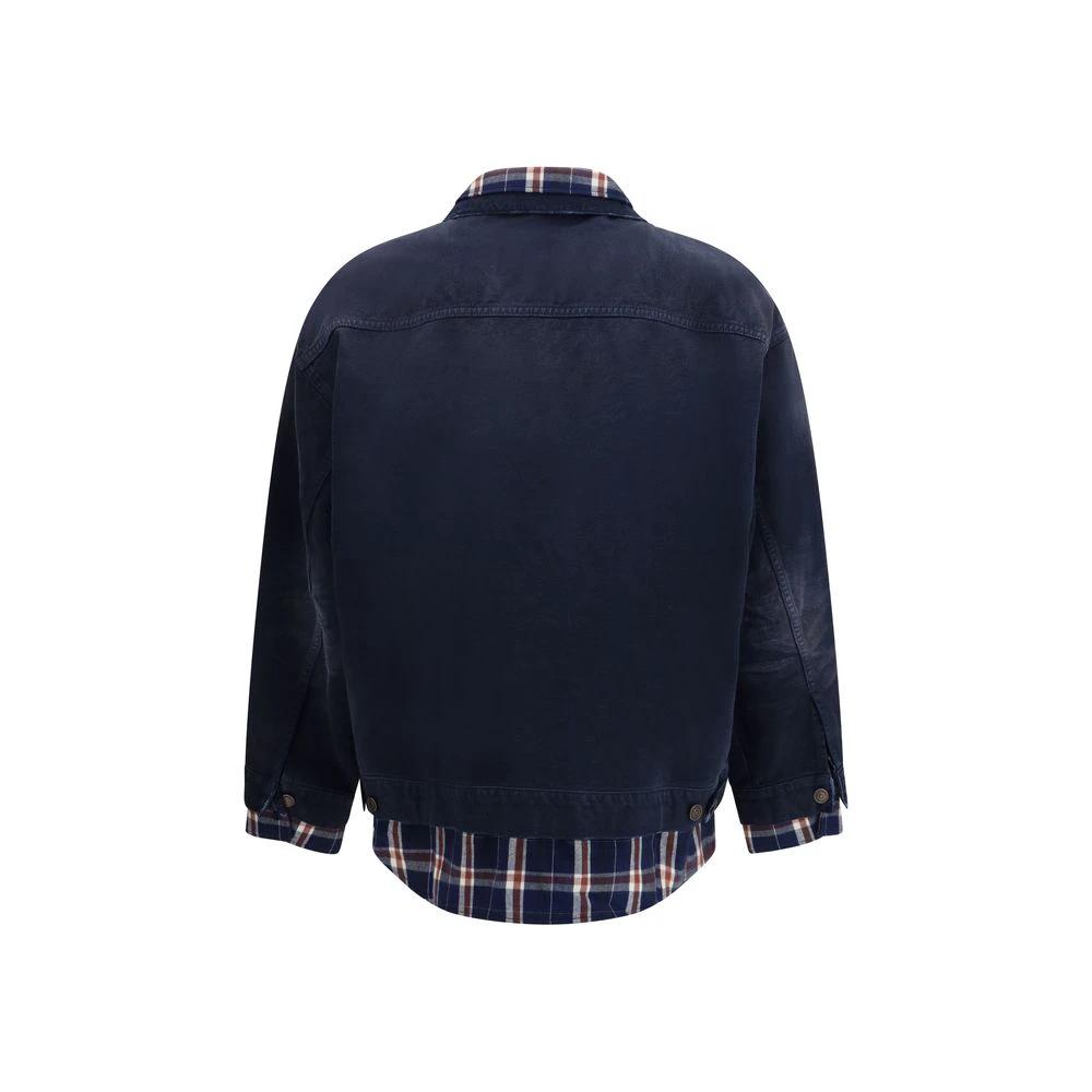 Balenciaga Blue Cotton Denim Jacket by Balenciaga