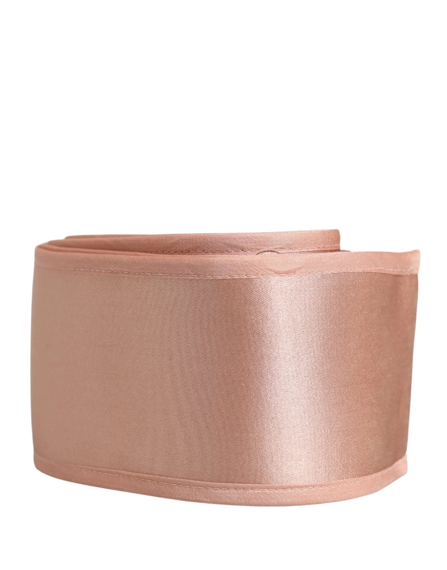 Dolce & Gabbana Light Pink Silk Satin Waist Women Cintura Belt by Dolce & Gabbana