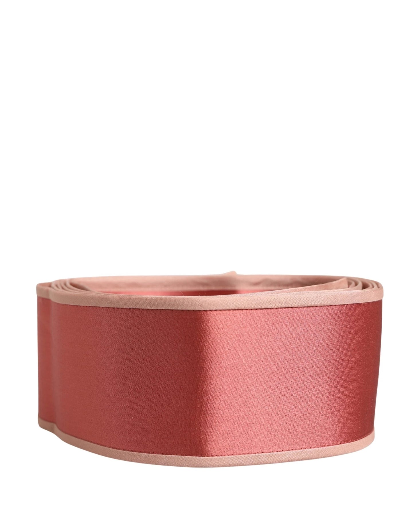Dolce & Gabbana Pink Silk Satin Waist Women Cintura Belt by Dolce & Gabbana