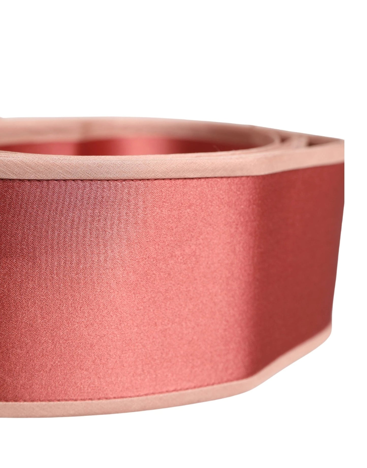 Dolce & Gabbana Pink Silk Satin Waist Women Cintura Belt by Dolce & Gabbana
