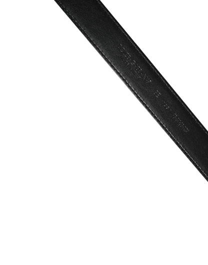 Dolce & Gabbana Brown Calf Fur Leopard Metal Buckle Belt by Dolce & Gabbana