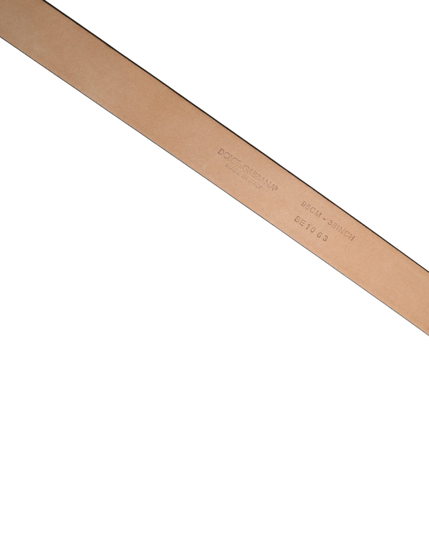 Dolce & Gabbana Black Classic Leather Gold Metal Buckle Belt