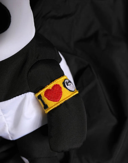 Dolce & Gabbana Men Black Polyester Panda Stuffed Ecobag Bag by Dolce & Gabbana