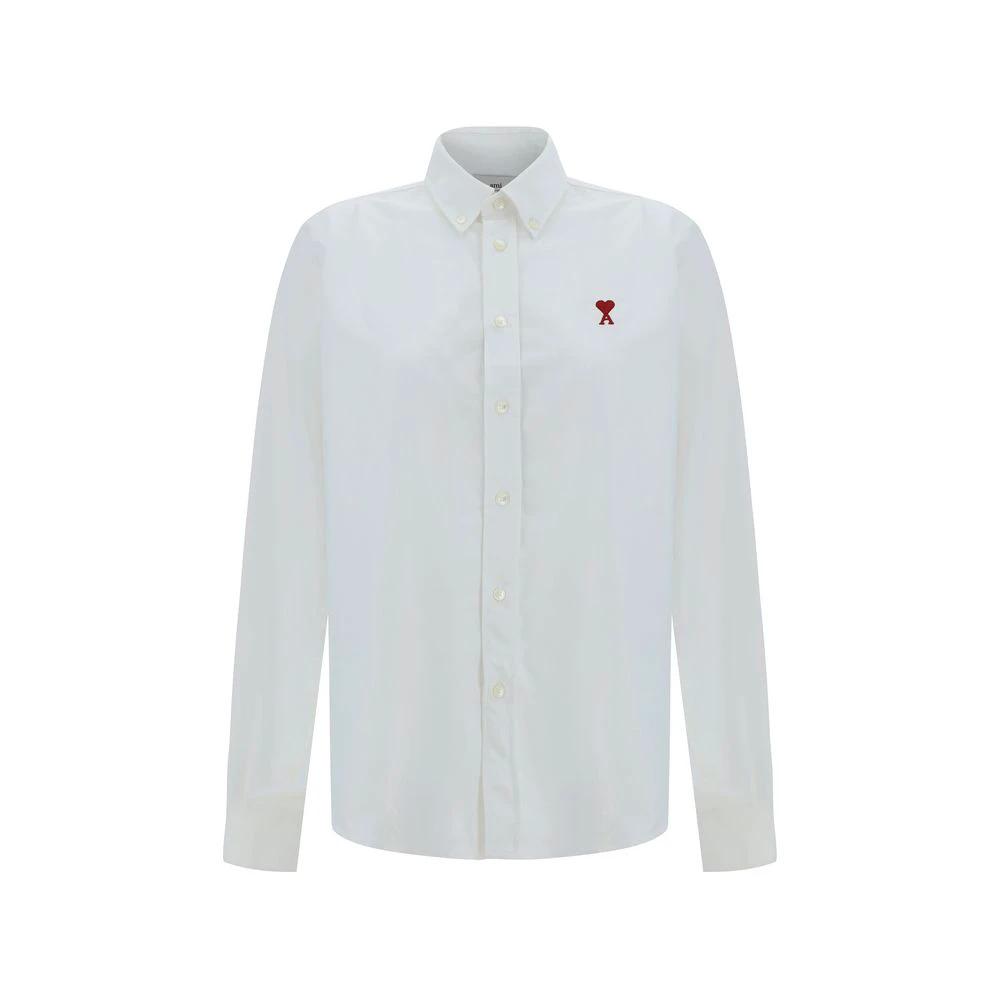 Ami Paris White Cotton Dress Shirt by Ami Paris
