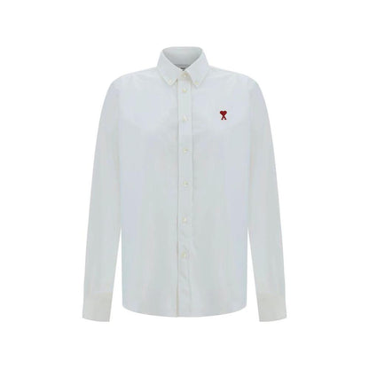 Ami Paris White Cotton Dress Shirt by Ami Paris