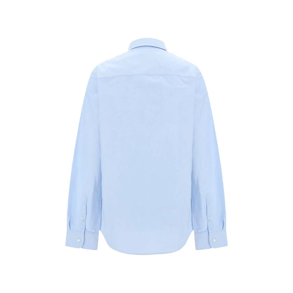 Ami Paris Blue Cotton Dress Shirt by Ami Paris