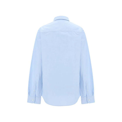 Ami Paris Blue Cotton Dress Shirt by Ami Paris