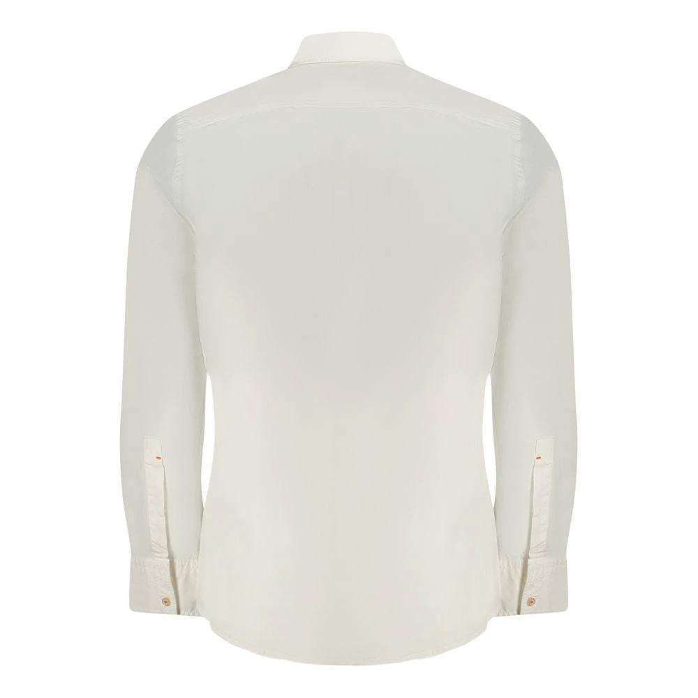 Hugo Boss White Cotton Men Shirt by Hugo Boss