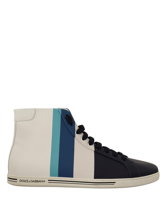 Baskets Dolce & Gabbana homme mi-montantes en cuir multicolore – MV8410