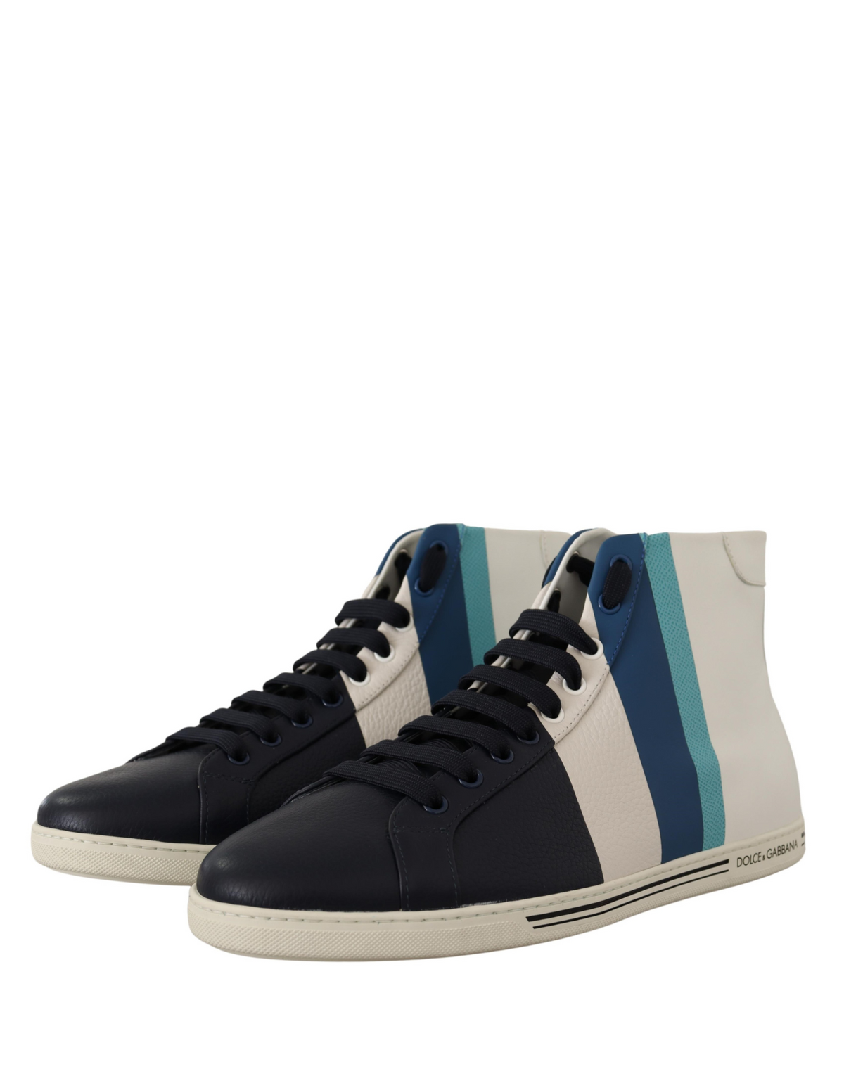 Baskets Dolce & Gabbana homme mi-montantes en cuir multicolore – MV8410