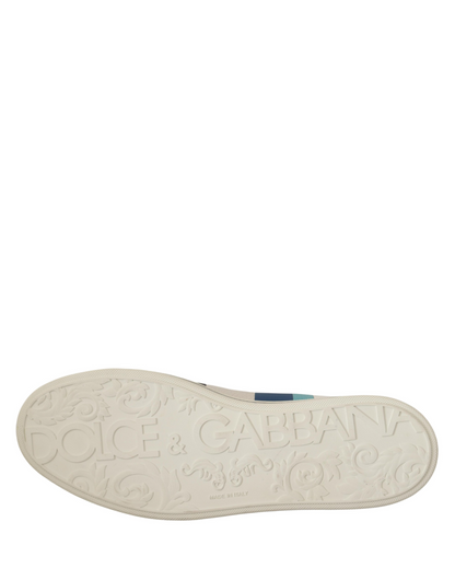 Baskets Dolce & Gabbana homme mi-montantes en cuir multicolore – MV8410