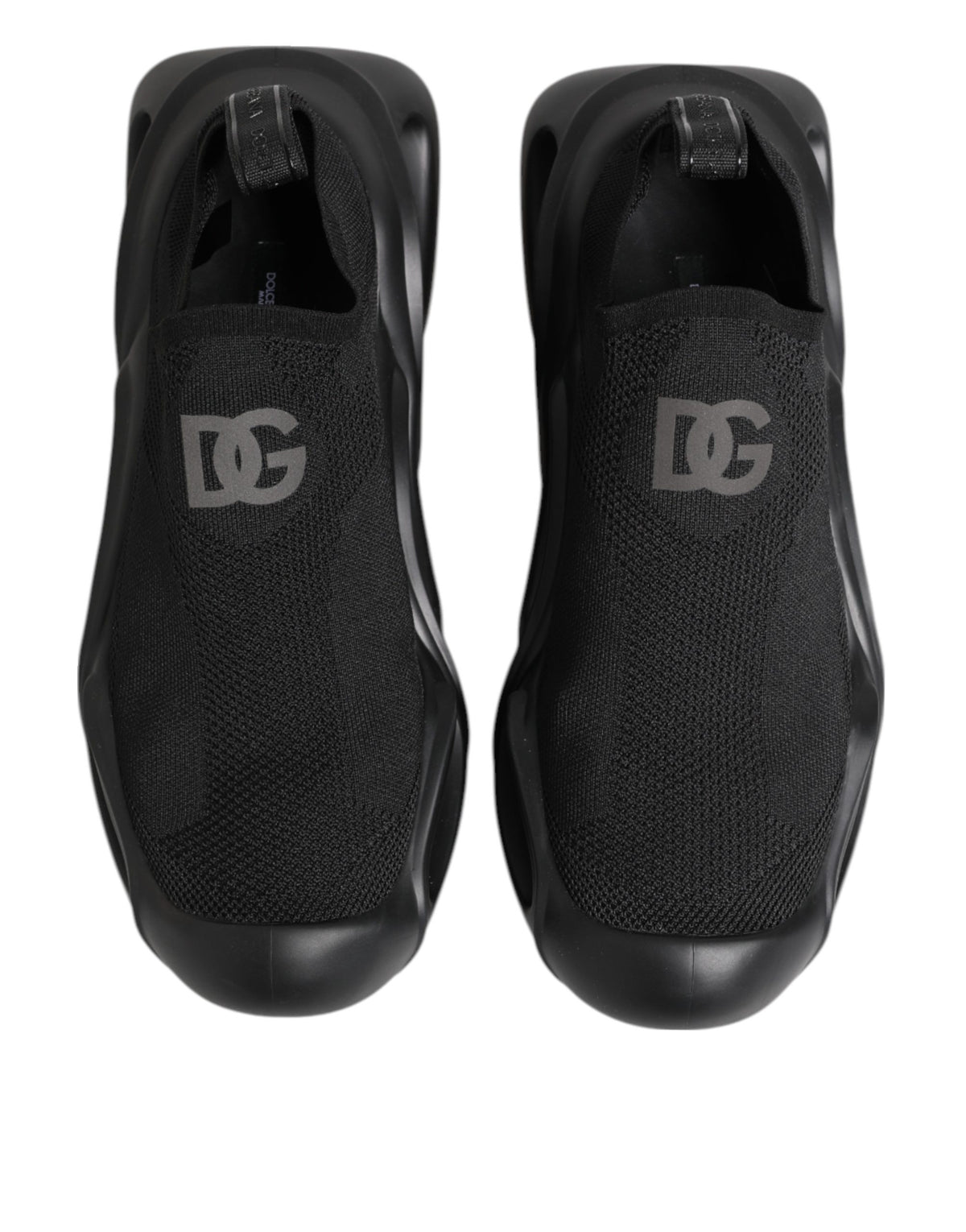 Baskets Dolce & Gabbana homme slip-on Wave en polyester noir – MV7329