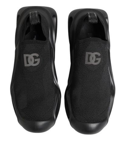 Baskets Dolce & Gabbana homme slip-on Wave en polyester noir – MV7329