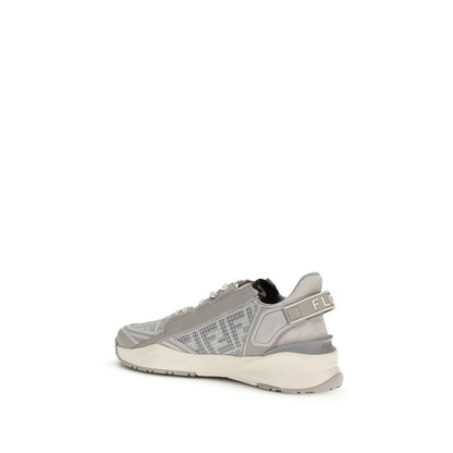 Fendi Gray Polyester Athletic Sneakers by Fendi