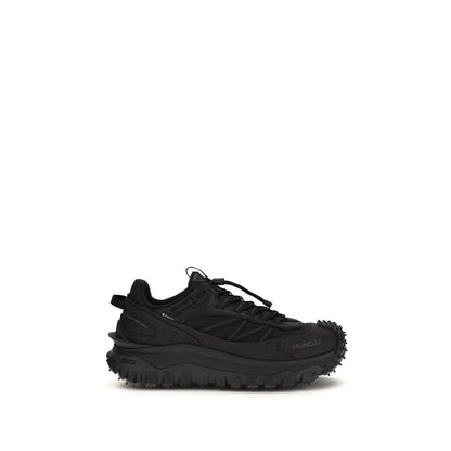 Moncler Black Polyamide Athletic Sneakers