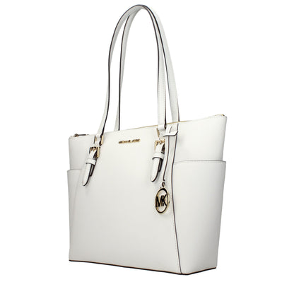 Michael Kors White Leather Shoulder Bag