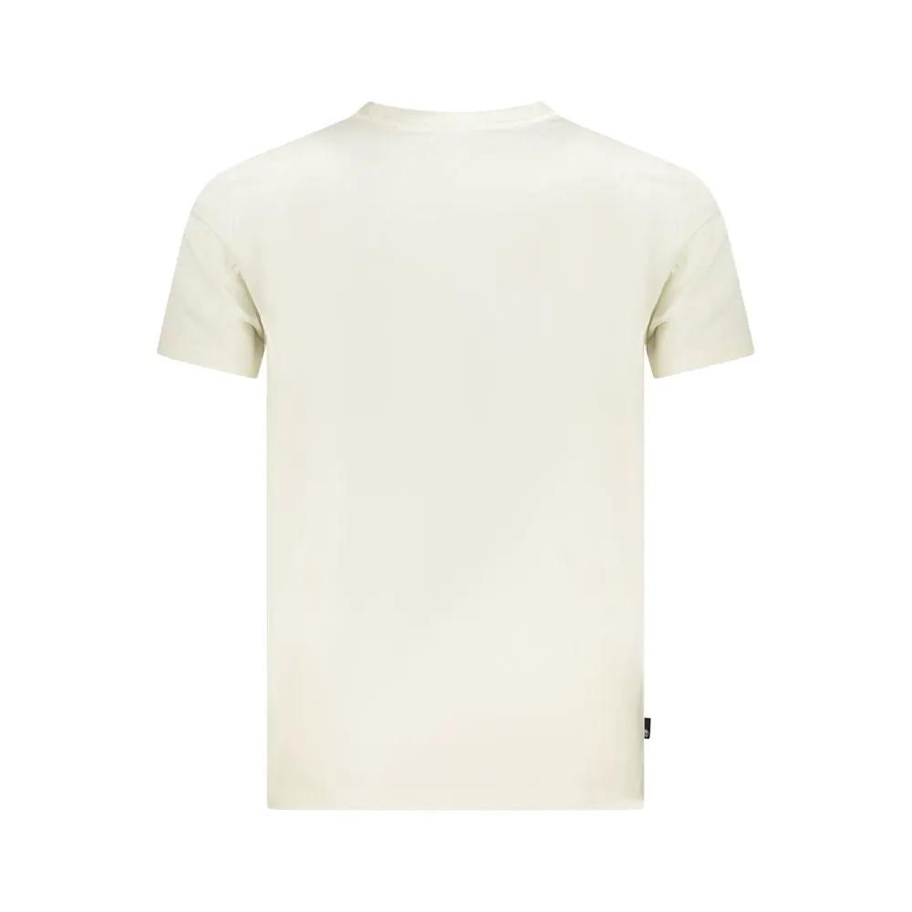 Timberland Beige Cotton Men T-Shirt by Timberland