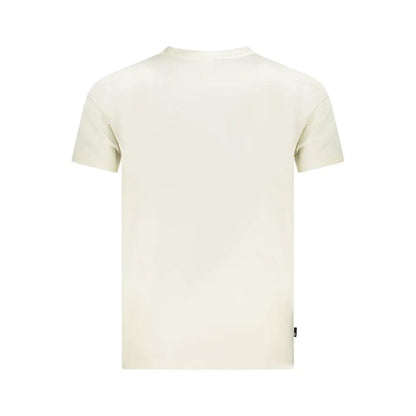 Timberland Beige Cotton Men T-Shirt by Timberland