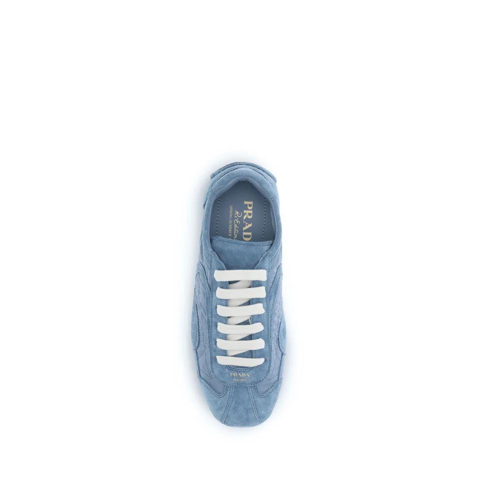 Prada Blue Lamb Ovis Aries Aries Athletic Sneakers by Prada